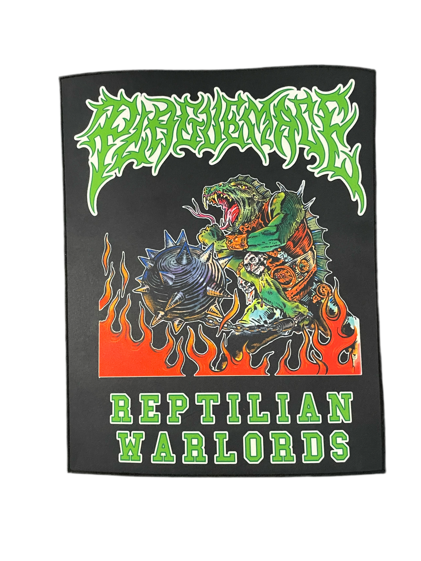 BACK PATCH - REPTILIAN WARLORDS