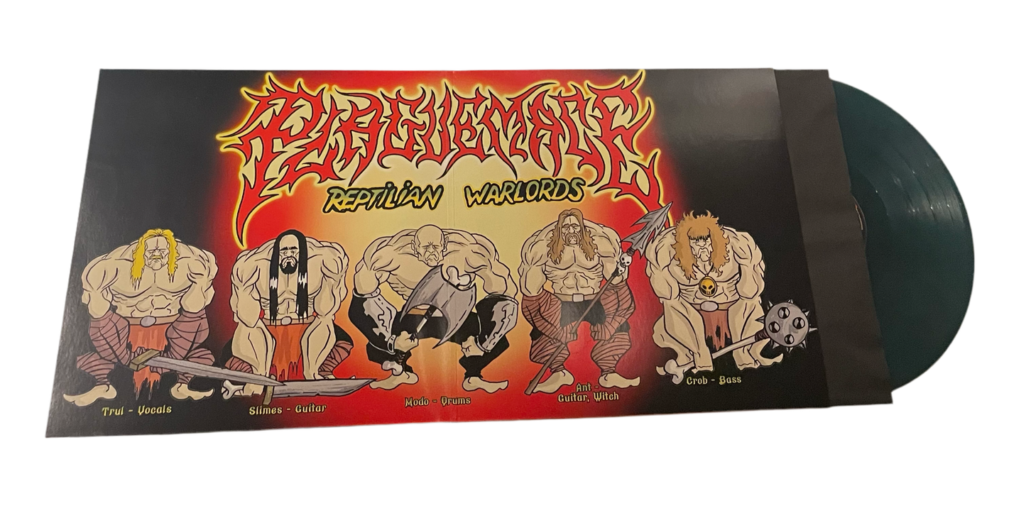 REPTILIAN WARLORDS GATEFOLD VINYL - Limited 700 (Reptilian Green)