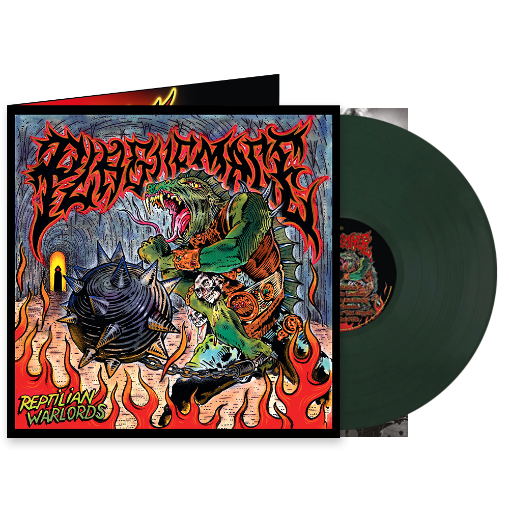 REPTILIAN WARLORDS GATEFOLD VINYL - Limited 700 (Reptilian Green)