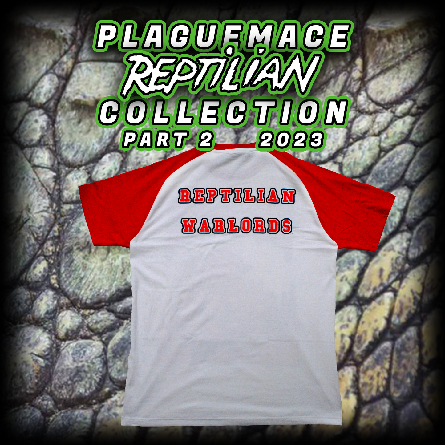 BASEBBALL TEE REPTILIAN WARLORDS