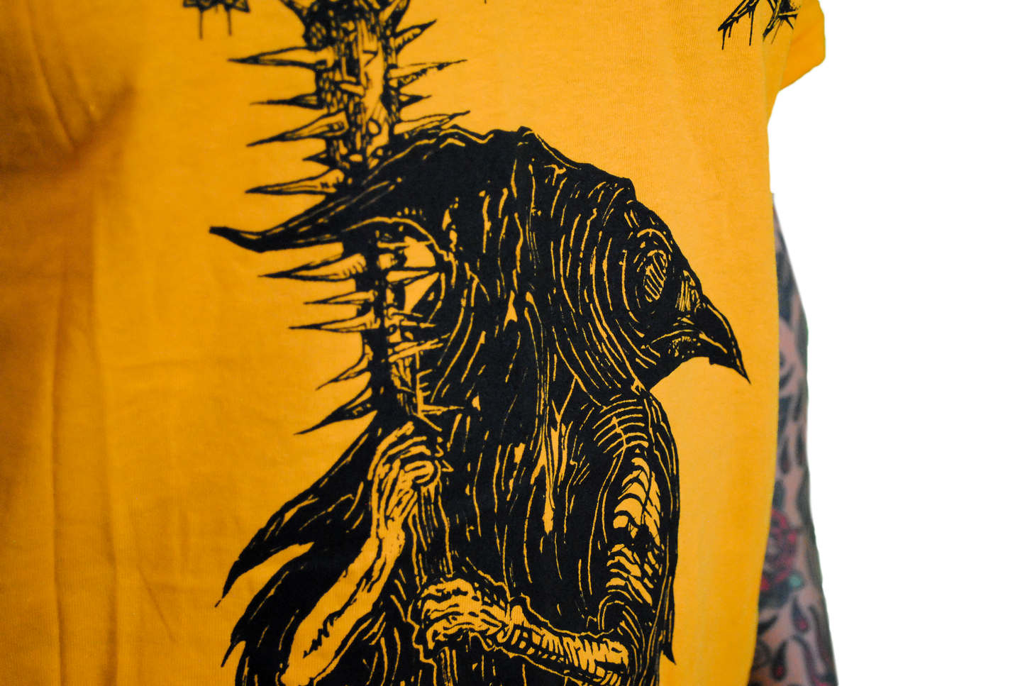 PLAGUEFACE T-SHIRT YELLOW