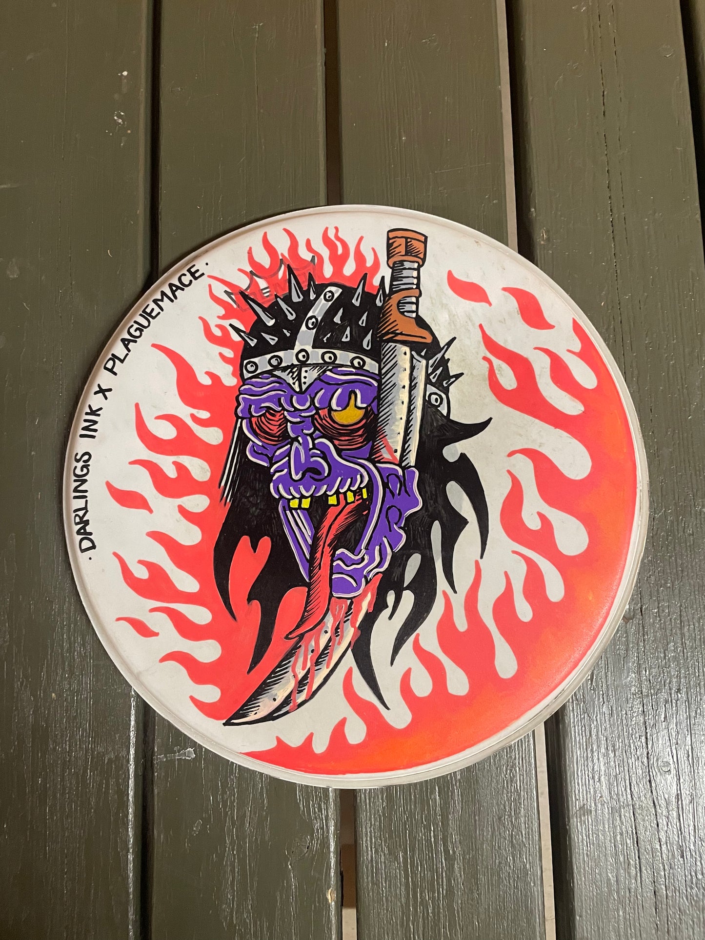 Drumhead, Warrior, 14 inch